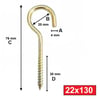 ÇINAR PİTON 22x130 (100 Adet) KOD:115