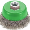 CTM PASLANMAZ SAÇAKLI ÇANAK FIRÇA (PSC-80) 80 MM