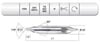 EVAR  HSS DIN 333/A R   PUNTA MATKABI  1    MM
