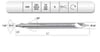 EVAR  HSS DIN 333/AR BNZ UZUN PUNTA MTK 4 MM