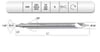 EVAR  HSS DIN 333/AR BNZ UZUN PUNTA MTK. 3 MM