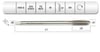 EVAR  HSS DIN351 3 LU EL KLZ    W 1/ 8''
