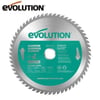 Evolution A210TCT-60MS Alüminyum Daire Testere Bıçağı, 210mm