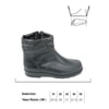 GEZER BOT KARIŞIK SİYAH NO:40-45