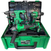 Hais Pro RB-01 RB-DB2102 + RB-BH26 + JM-125 Çift Akülü 4 Ah Elektrikli El Aletleri Seti