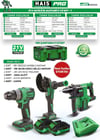 Hais Pro RB-01 RB-DB2102 + RB-BH26 + JM-125 Çift Akülü 4 Ah Elektrikli El Aletleri Seti