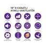 İNOVA SERİN AYAKLI KUMANDALI VANTİLATÖR 18