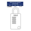KALE ŞİFRELİ ASMA KİLİT KD-001/20-300 4 BASAMAKLI