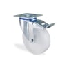 KAMA POLYAMİD BEYAZ FRENLİ DÖNER 200 MM (RMB200F)