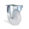KAMA POLYAMİD BEYAZ TEKER SABİT 80 MM (MMB080İ)