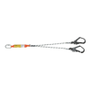 KARAM ÇİFT KOLLU STATİK HALATLI LANYARD KA341