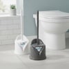 KAVİ WC TEMİZLİK FIRÇASI GRİ-BEYAZ KP-052