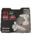KL Eco KETM1875 KE18DMC-15DB Çift Akülü 1.5 Ah Darbeli Matkap + KE75115AT 750 W Avuç Taşlama