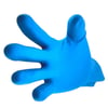 MASTER FORCE 1.KALİTE LASTİK ELDİVEN MAVİ NO:9-9.5