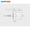 MEA HR 6-30 Boşluk Dübeli (6x30mm, 100 adet)