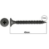 MERİDYEN ALÇIPAN VİDASI SİVRİ 3.5x45 (500 AD.)