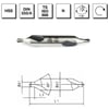 MTE HSS PUNTA MATKABI DIN333/A 2x5 10010200