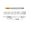 MTE HSSE TIN DIN371/B M.KLZ M10 GALAK.B10800001000