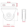 PLASTİK KEPLİ BAYRAK MAKARASI 40 MM MK0706