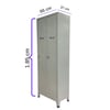 PROTURKA SOYUNMA DOLABI 2 Lİ BEYAZ 37x67x185 MM
