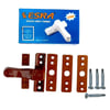 PVC ZAMAK PİMAPEN GÜVENLİK MANDALI KAHVE KOD:0032