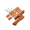 PVC ZAMAK PİMAPEN GÜVENLİK MANDALI KAHVE KOD:0032
