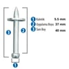 RED HIT PULLU ÇİVİ NK 37 MM (PK.AD.100)