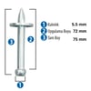 RED HIT PULLU ÇİVİ NK 72 MM (PK.AD.100)