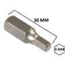 TOMAX BİTS UÇ ALLEN H10 6x30 MM HEX