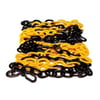 TRAFİK PLASTİK ZİNCİR SARI SİYAH 200 MT 8 MM