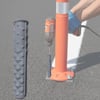 TRAFİK PLS.ASFALT DELİNATÖR DÜBELİ GRİ 16 MMx90 MM