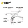 TROY 21801 Matkap Tezgahı Mengenesi, 23cm