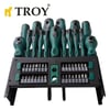 TROY 22350 Tornavida Bits Uç Seti, 50 Parça