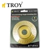 TROY 25072 Avuç Taşlamalar için Ahşap Törpü Diski, Konik, 100mm