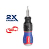 WORKPRO WP221071 6-IN-1 Profesyonel CR-V Cırcırlı Manyetik Topaç Tornavida Seti