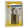 YALE 30 MM ŞİFRELİ PİRİNÇ ASMA KİLİT BİLİSTERLİ