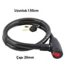 YUMA MOTORBİSİKLET KİLİDİ 20X120 CM YM-735