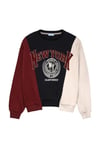 Match Detaylı Sweatshirt Bordo