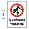 Ergündoğdu 272 Di̇kkat! Elektri̇k Dosttur Ama Öldürür PVC Uyarı Levhası 25 x 35 cm