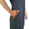Formteks Boydan Askılı Tokalı Önlük Denim Camel