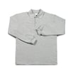 Formteks İş Sweatshirt Polo Yaka Gri