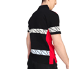 Formteks RefleX Pro – Reflektör Baskılı Polo Yaka İş Tişörtü Siyah Kırmızı