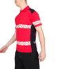 Formteks RefleX Pro – Reflektör Baskılı Polo Yaka İş Tişörtü Kırmızı Lacivert
