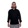 Formteks Unisex Aşçı Ceket Koltuk Altı Fileli Siyah