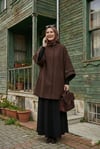 MAVERA Hakim Yaka Kaşe Panço Kahverengi