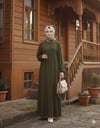 Saba Mevlana Model Elbise Yeşil