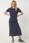 Kadın Lacivert Basic Modal Elbise