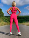 183 Neon Pembe Spor Bra