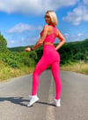 183 Neon Pembe Spor Bra