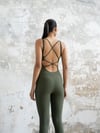 2401 Yeşil Renk Spor Tulum